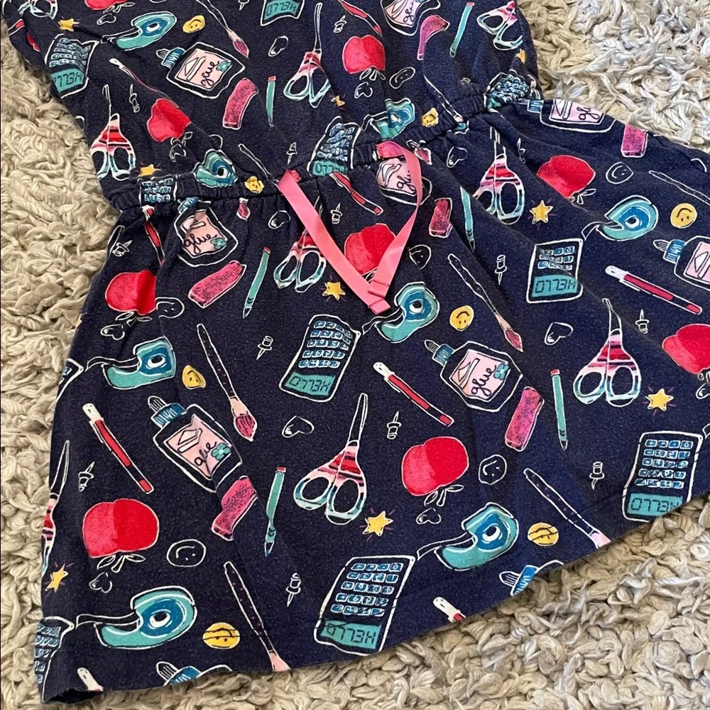 2017 Gymboree Outlet School Supplies Dress, Size 5